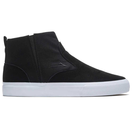 Lakai Riley Mid Skate Shoes - Black/Suede