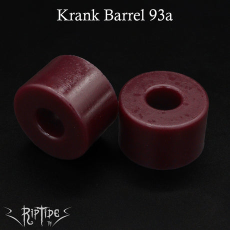 RipTide KranK Bushings 0.6" Longboard Barrel - 93a Wine Red