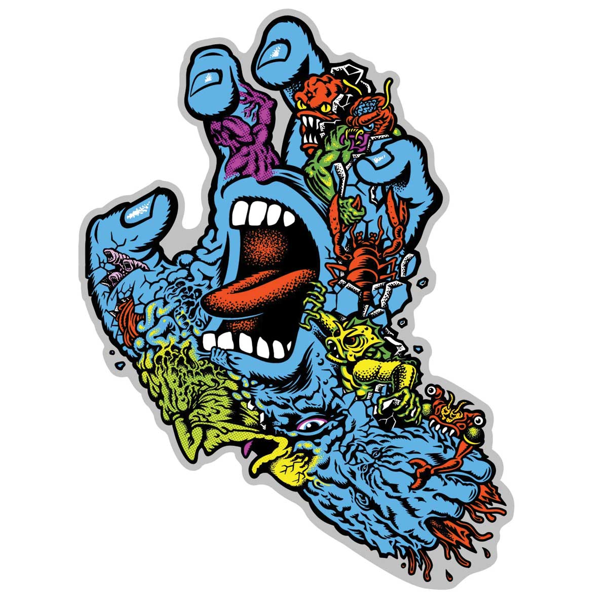 Santa Cruz Roskopp Screaming Five 4.75in Sticker