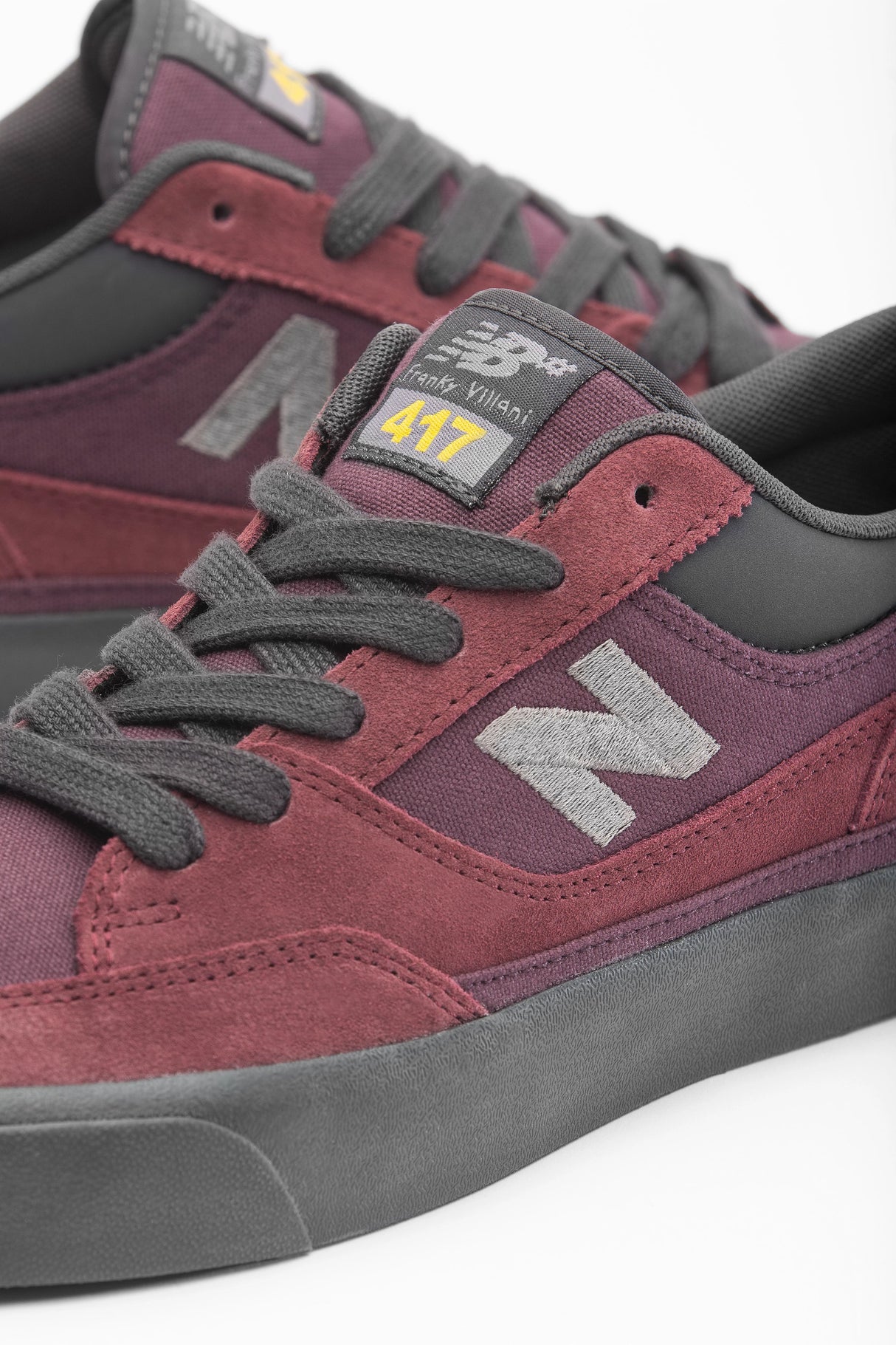 New Balance 417 Franky Villani Low Skate Shoes - Eggplant