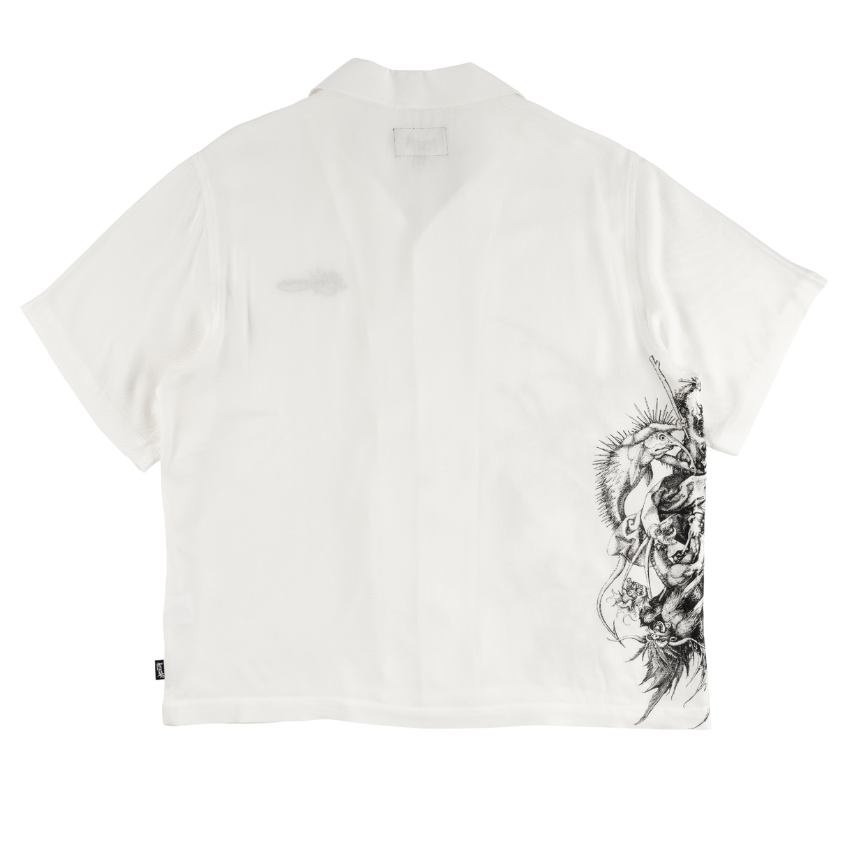 Welcome Torment Printed Linen Short Sleeve T-Shirt