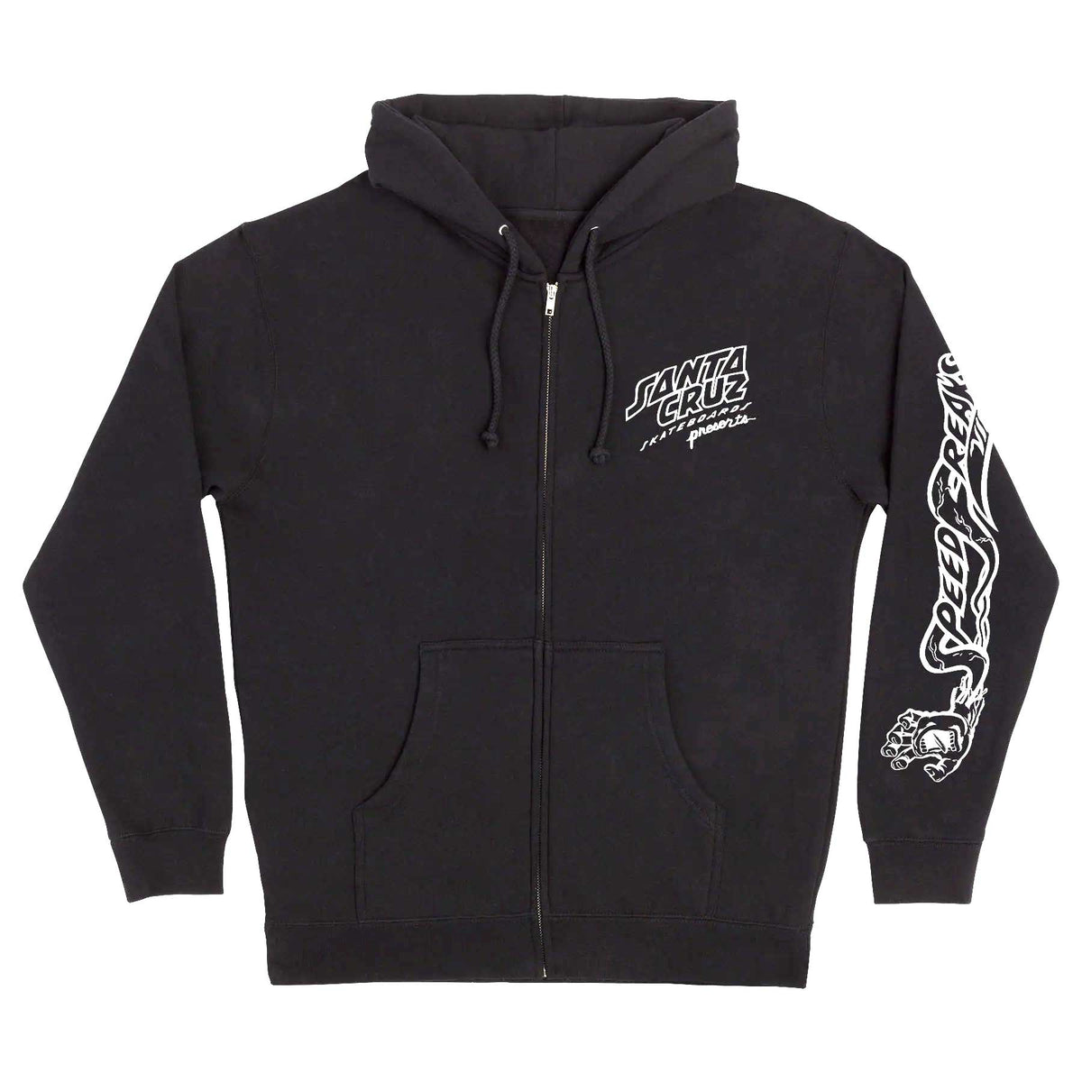 Santa Cruz Freaks Hand Midweight Full Zip Hoodie