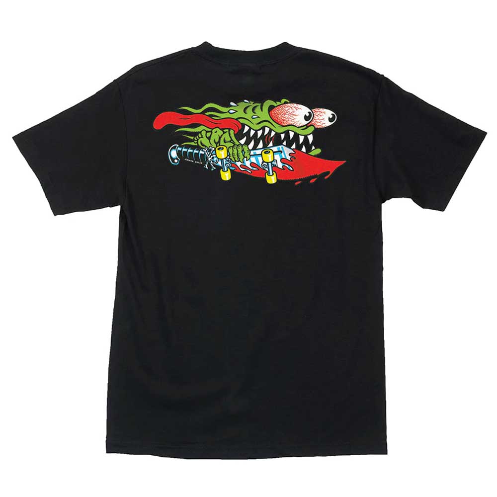 Santa Cruz Meek Slasher Front T-Shirt - Pigment Black