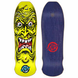 Santa Cruz Rob Roskopp Face Yellow Reissue Skateboard Deck 9.5"