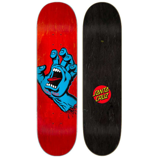 Santa Cruz Screaming Hand Skateboard Deck 8.0"