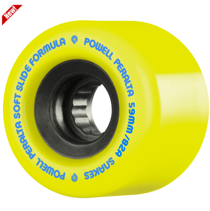 Powell Peralta G Slide Soft Slides Skateboard Wheels 59mm 82a Yellow