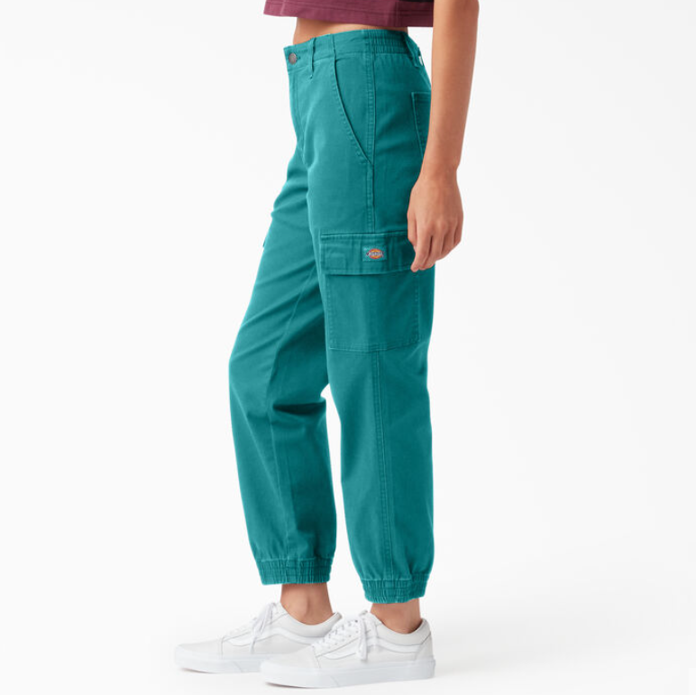 Dickies Women s Cargo Jogger Pants Deep Lake Focus Boardshop