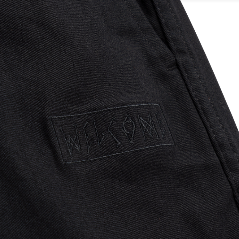 Welcome Principal Cargo Twill Pant - Black