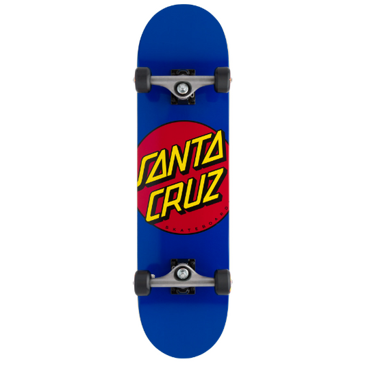Santa Cruz Classic Dot Full Skateboard Complete - 8.0 Blue