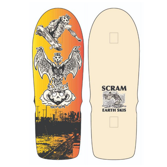 Scram CJV Shaped Skateboard Deck 10.5"