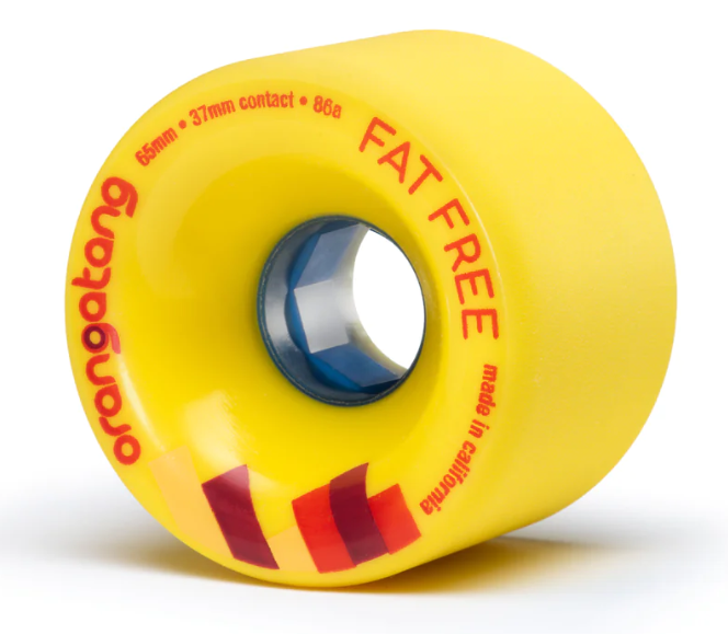 Orangatang Fat Free 65mm, 86a Longboard Wheels