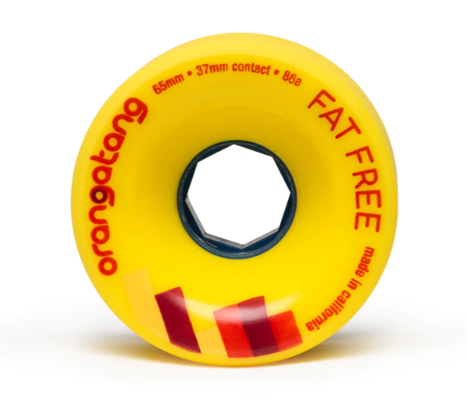 Orangatang Fat Free 65mm, 86a Longboard Wheels