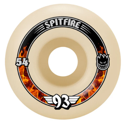 Spitfire 93a Formula Four Radial Skateboard Wheels 54mm