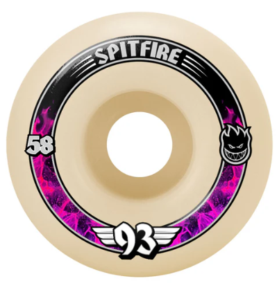 Spitfire 93a Formula Four Radial Skateboard Wheels 58mm