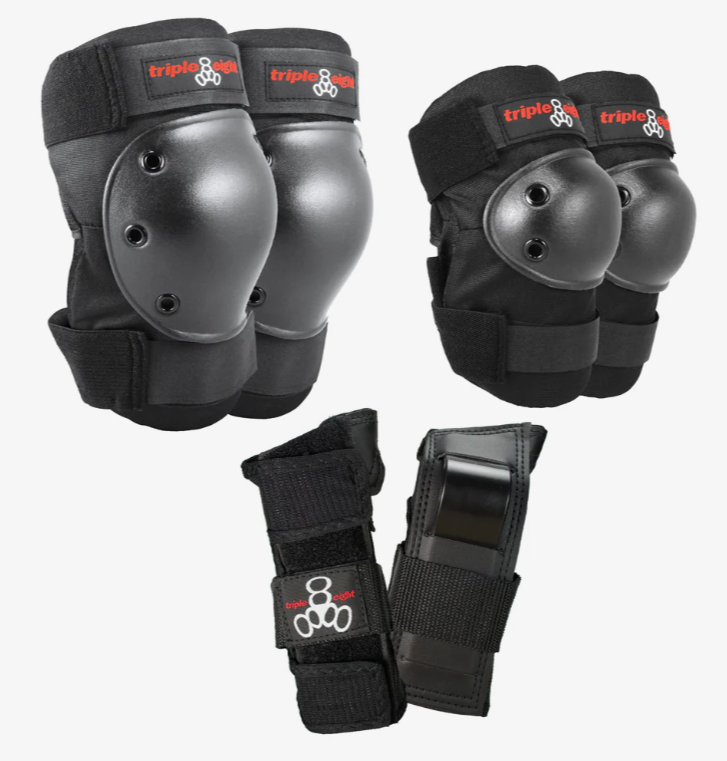 Triple 8 Saver Series Pads 3 Pack Black