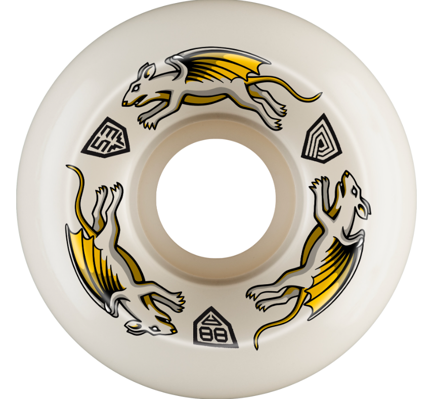 Powell Peralta 88a Nano Rat  Dragon Formula Wheels - Multiple Sizes