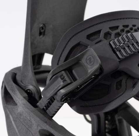 Carbon Nidecker Supermatic Men's Snowboard Bindings - 2025