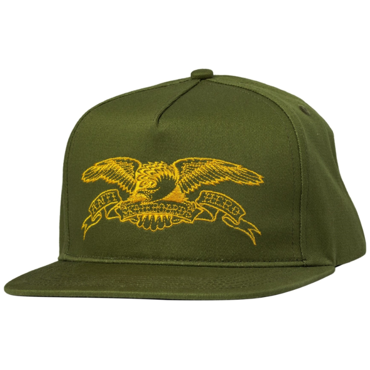 Anti Hero Basic Eagle Snapback Hat - Sage