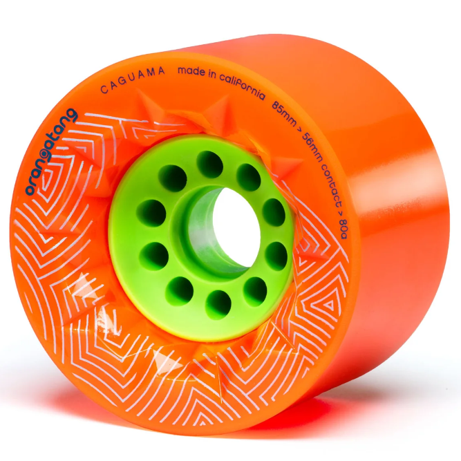 Orangatang Caguama Longboard wheels Orange 85mm 80a