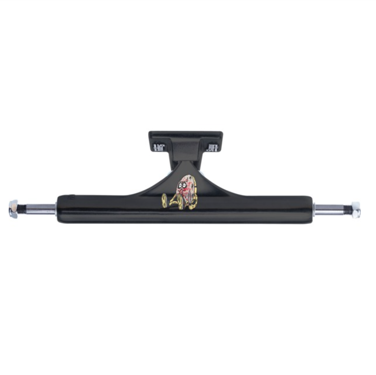 Slappy ST1 Inverted Curb Killer Matte Black Skateboard Trucks 10"