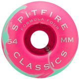 Spitfire F4 Classic 99a Classics Skateboard Wheels Pink/Green