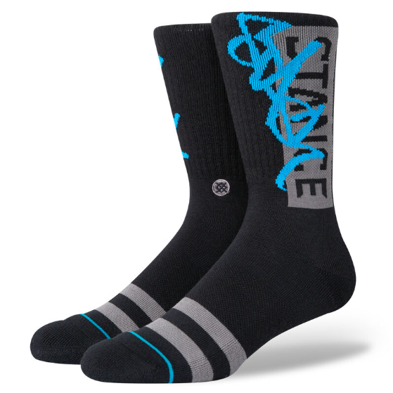 Stance Stash OG Crew Socks - Black