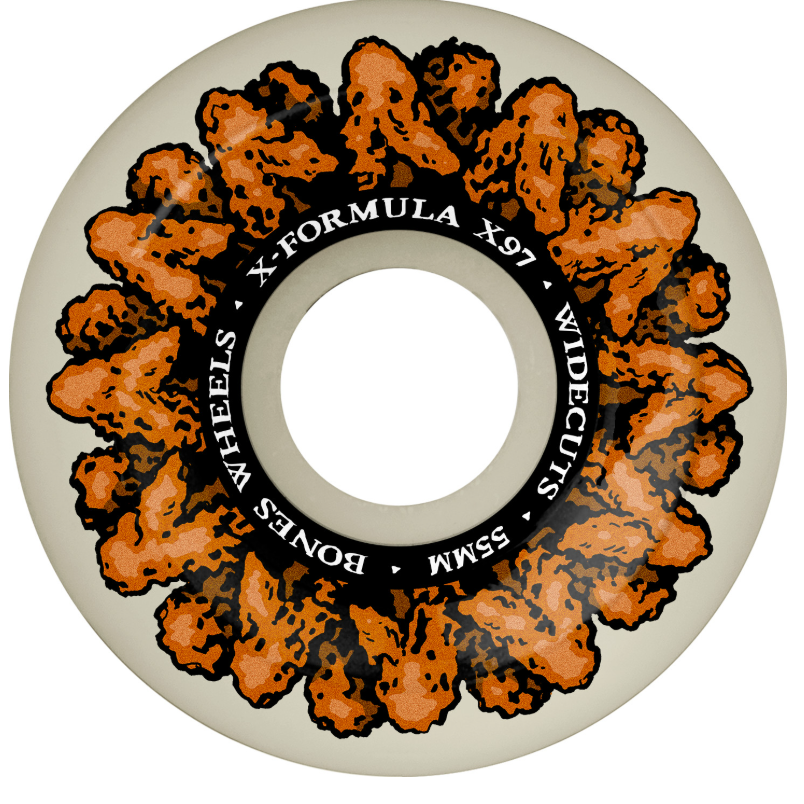 Bones 97a X Formula Wingin it V6 Widecut Skateboard Wheels