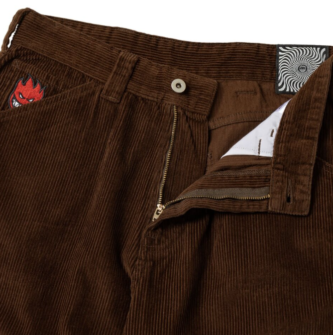 Spitfire Bighead Fill Corduroy Brown Pants