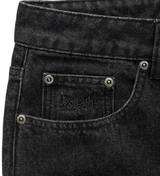 Welcome Immortal Loose Straight Fit Jeans Washed Black