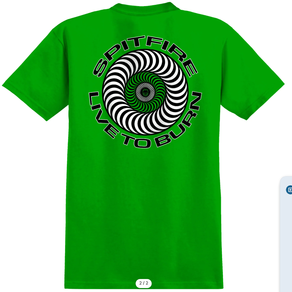 Spitfire Live to Burn OG Classic Fill Short Sleeve T-Shirt