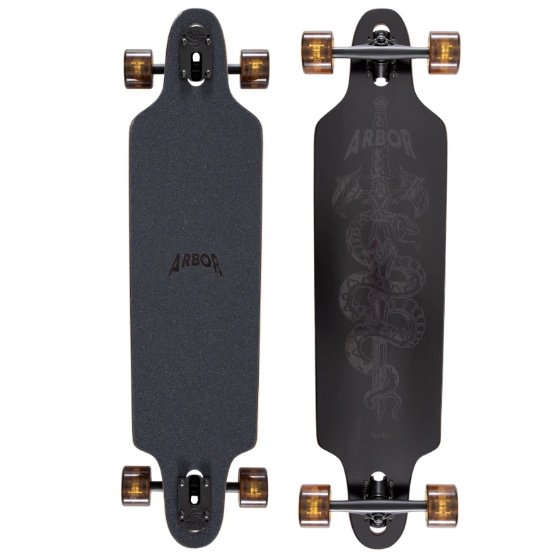 Arbor Journey Nightfall Zeppelin Cruiser Complete Longboard