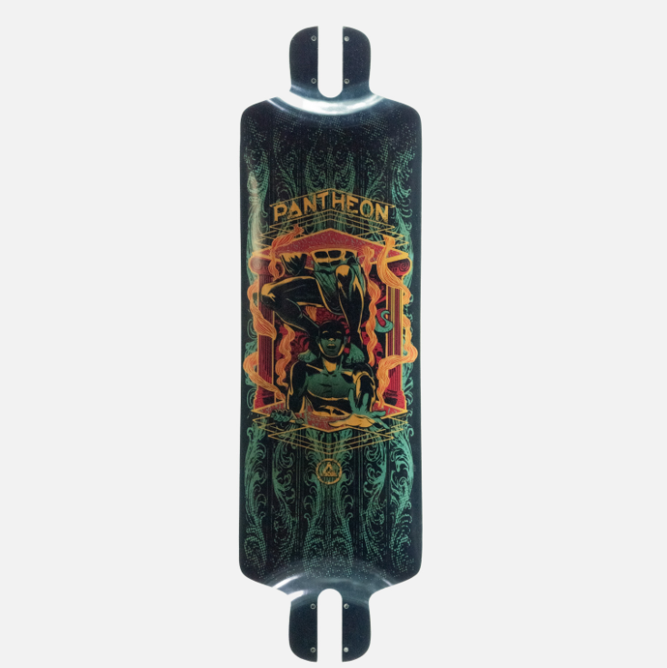 Pantheon Pranayama Portal Graphic Light Flex Complete Commuter Longboard Hoku Wheels