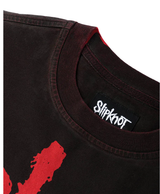 Welcome x SLIPKNOT Barcode Boxy Garment-Dyed Short Sleeve T-Shirt