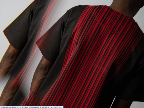 Welcome x SLIPKNOT Barcode Boxy Garment-Dyed Short Sleeve T-Shirt