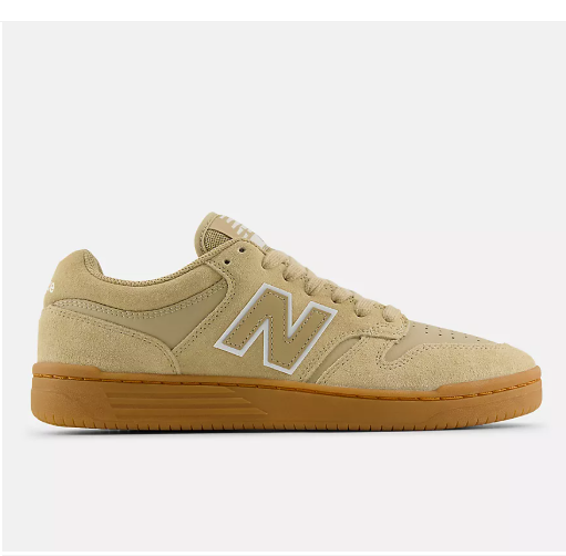 New Balance Numeric 480 Skate Shoes Tan and White