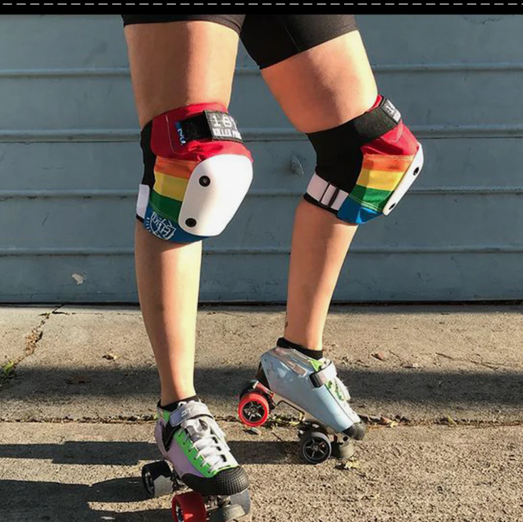 187 Killer Pads Slim Knee Pads - Rainbow