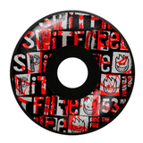 Spitfire 99a Duro Formula Four Ransom Radial  Skateboard Wheels Black