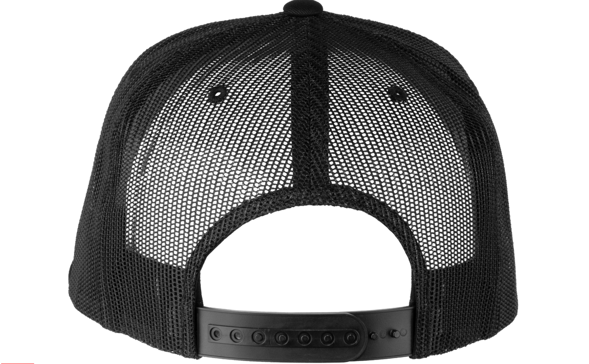 Powell Peralta Winged Ripper Snap Back Trucker Cap Black