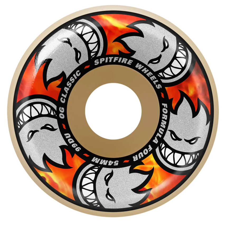 Spitfire 99a Formula 4 Multiball OG Classics  54mm Skateboard Wheels