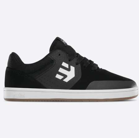 Etnies Marana Kids Skate Shoes Black Gum White