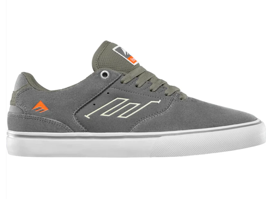 Emerica Low Vulc Skate Shoes - Grey Tan