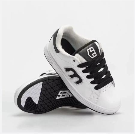 Etnies Callicut Skate Shoes White/Black/White