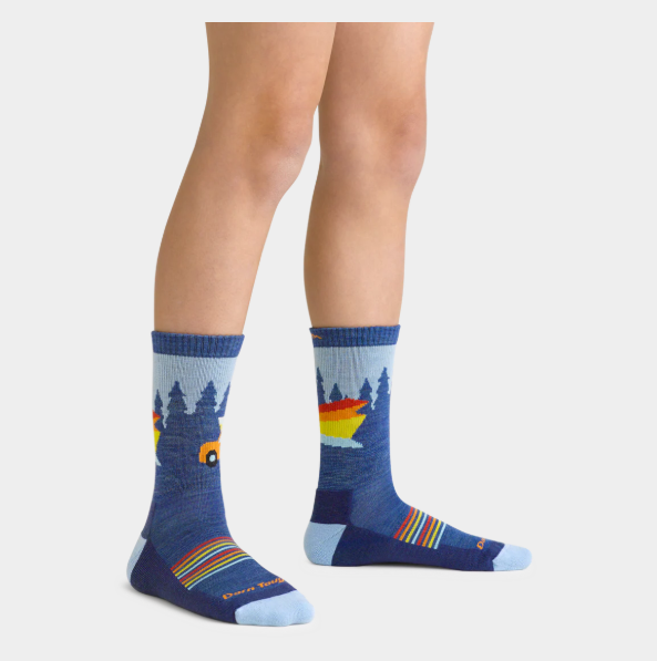 Darn Tough Kids Van Wild Micro Crew Lightweight Hiking Socks