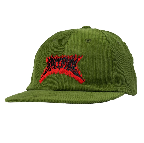 Spitfire Flame Out Snapback Hat - Olive