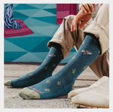 Darn Tough Men's Wool'D Wool'D West Crew Lightweight Lifestyle Socks