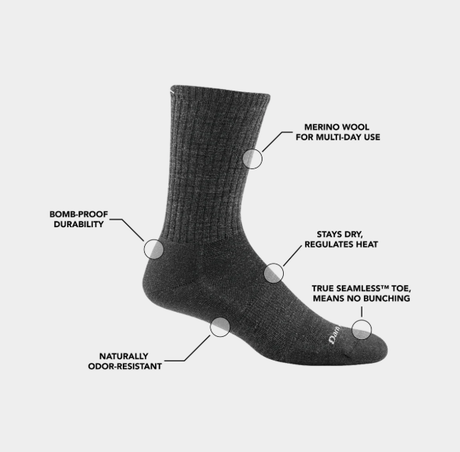 Darn Tough Men's The Standard Crew Lightweight Lifestyle Socks