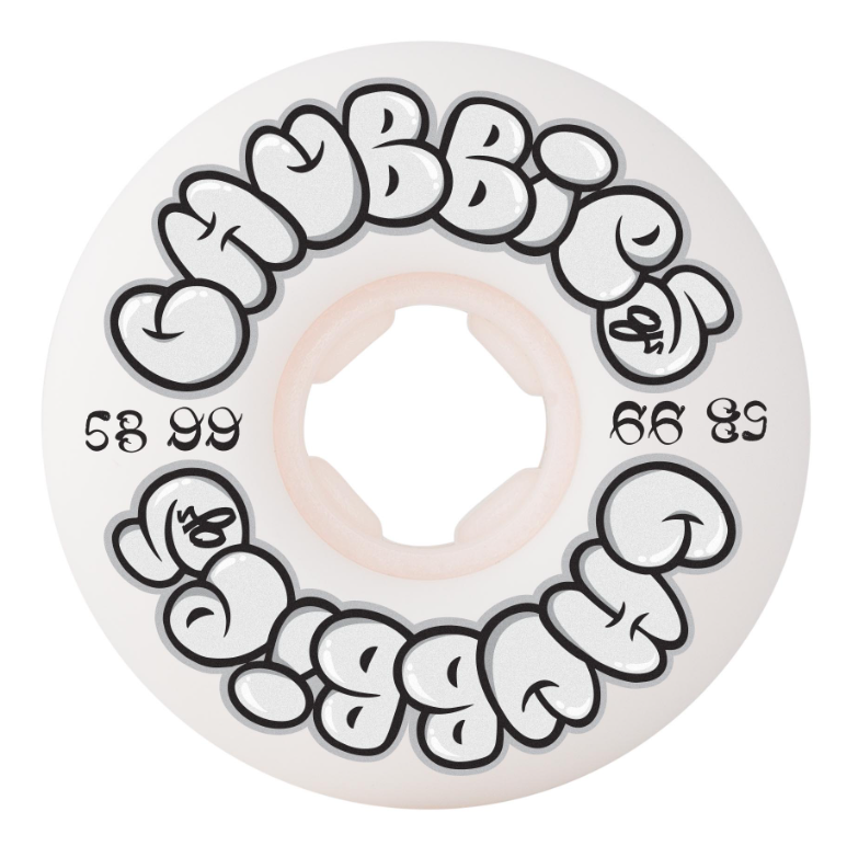 OJ 58mm Throw Ups Chubbies 99a Skateboard Wheels