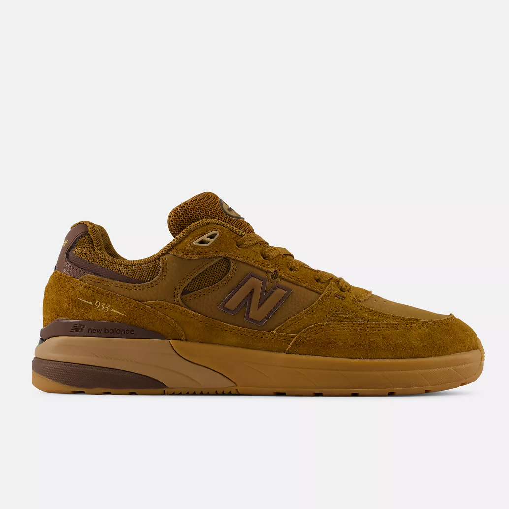 New Balance Numeric 933 Andrew Reynolds Skate Shoes Brown Brown