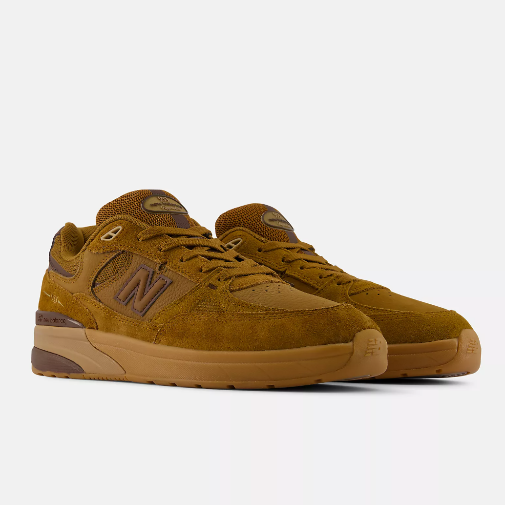 New Balance Numeric 933 Andrew Reynolds Skate Shoes Brown Brown