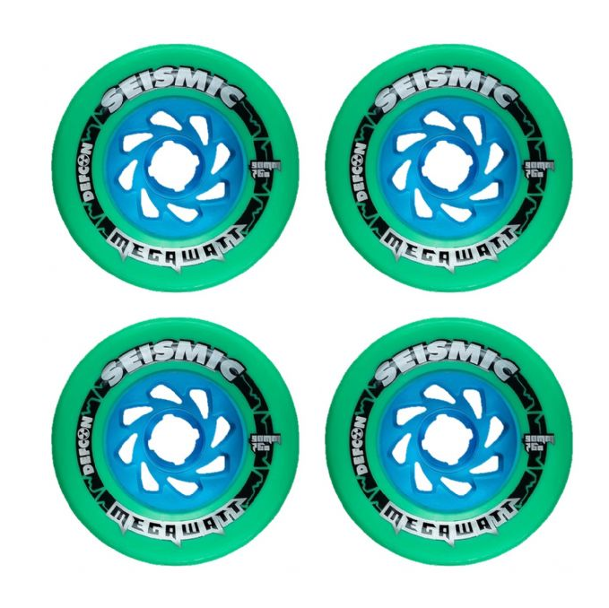 Seismic Megawatt 90mm 76a Longboard Wheels